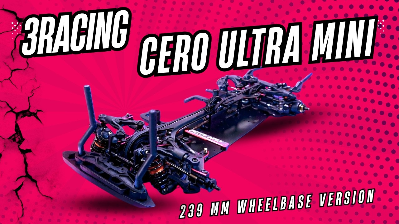 Единственный в мире автомобиль 3Racing Cero Ultra Mini с ходом подвески 239 мм?! Шасси RCK M с уд...