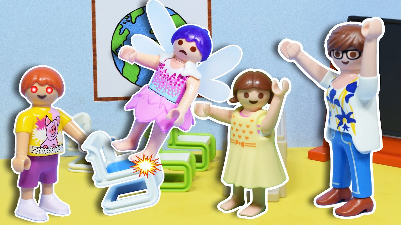 بنت الساحرة الطيبة راحت المدرسة و مريم وقعتها على الارض - عائلة ساندي - قصص اطفال