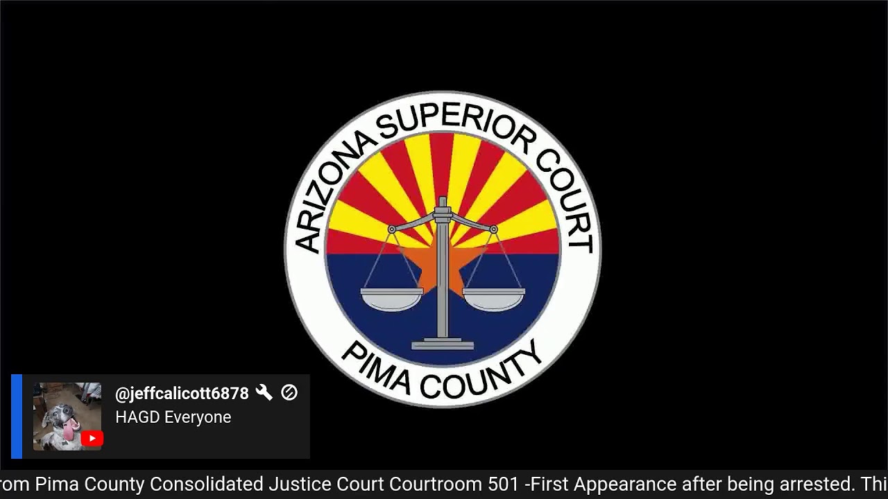 COURT LIVE 1.17.26 from Pima County Jail | Initial Appearance After Arrest