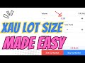 How to Calculate Gold (XAUUSD) Lot Size: Avoid Mistakes