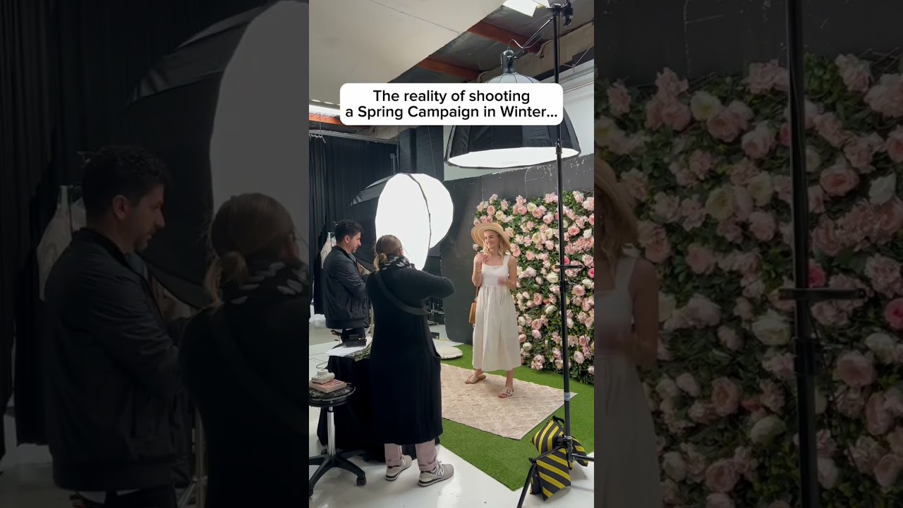 Spring Photoshoot Reality 😅