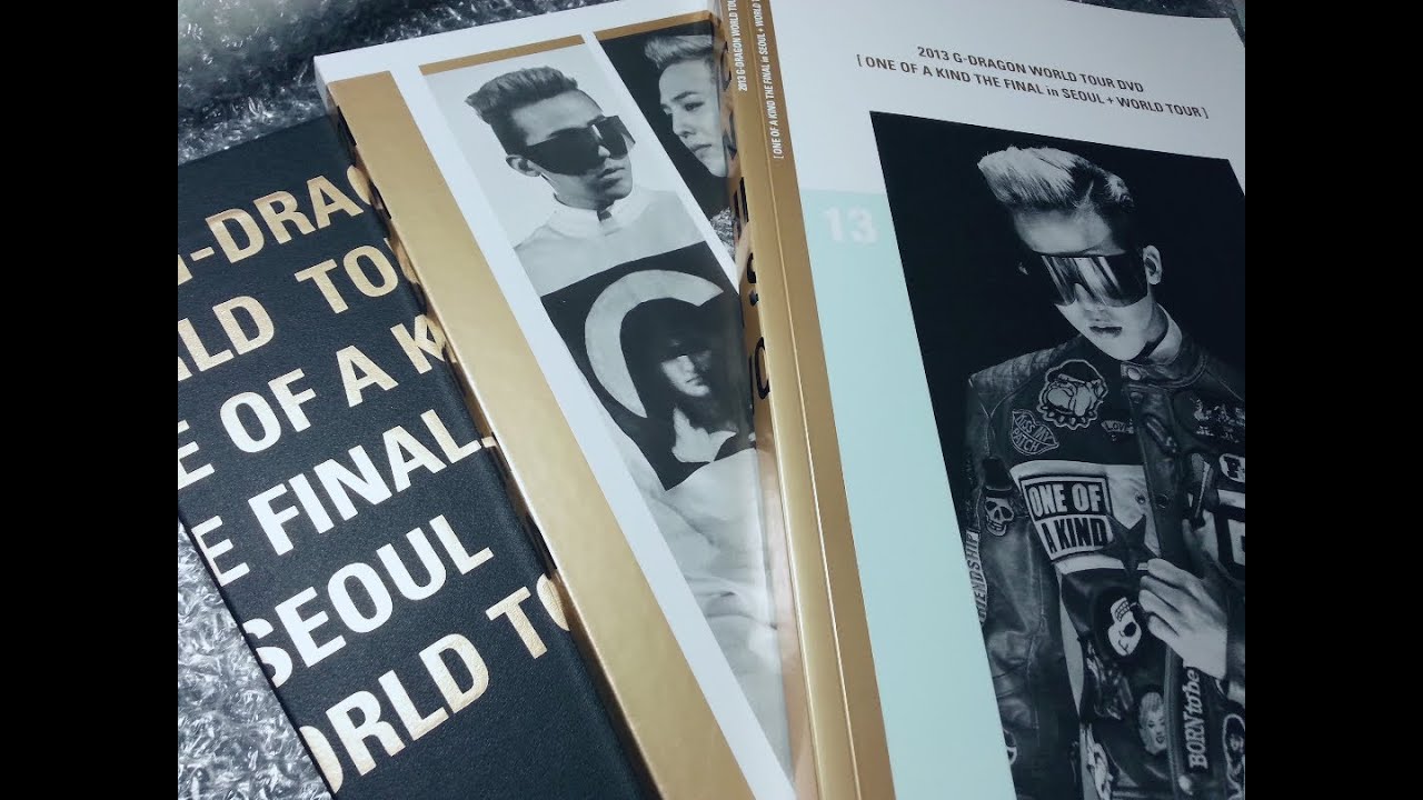 Unboxing) G-Dragon 2013 World Tour DVD [One of A Kind Final in 