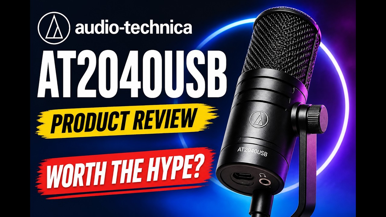 Audio-Technica AT2040USB - Product Review - Worth the Hype - YouTube