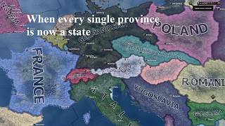 When every single province in the game is now a state- Hoi4 Timelapse