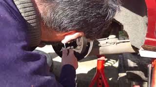 FORD FUSION 2006 Schimbare tamburi,saboti si reglaj frana de mana