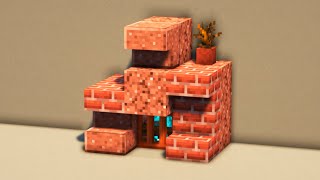 Simple Brick Fireplace In Minecraft