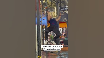 Unlocked the famous OCR 100m ring 3 to 6 technique by Coach Jaymark