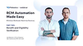 Rcm Made Easy Automating Benefit Eligibility Verification Webinar Part 2
