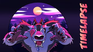 Werewolf Sticker Release Art