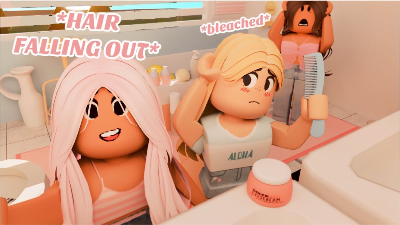 ZOE AND LIV CREATED A YOUTUBE CHANNEL?👩‍🦳💇‍♀️*HAIR TUTORIAL FAIL*| Bloxburg RP