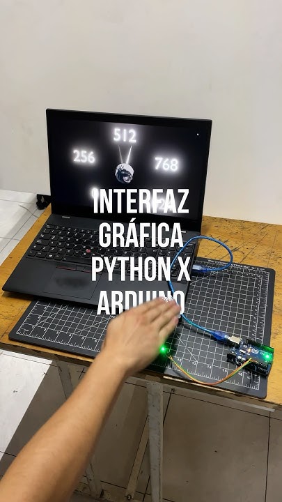 Así hicimos una interfaz gráfica con Arduino, un sensor de luz, python ...