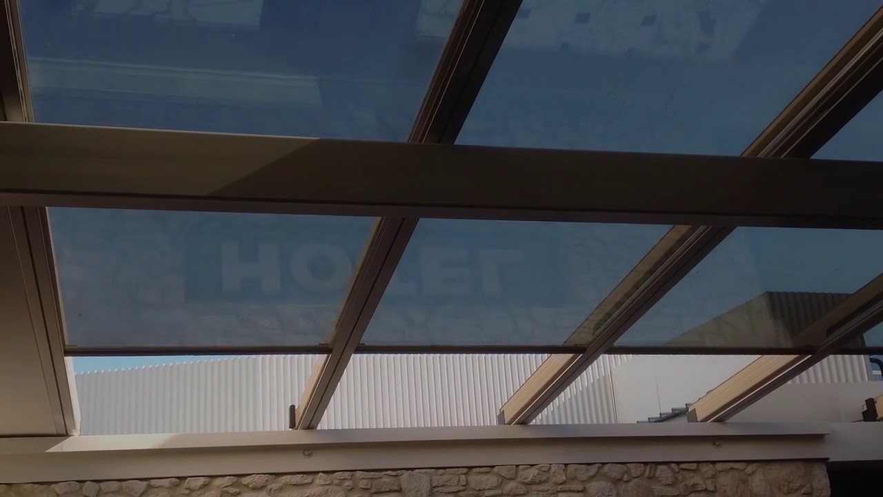 Hotel Sorrento Glass Retractable Roof by Libart - YouTube