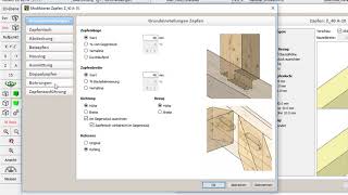 cadwork 3d V26 Endtypen Dialog