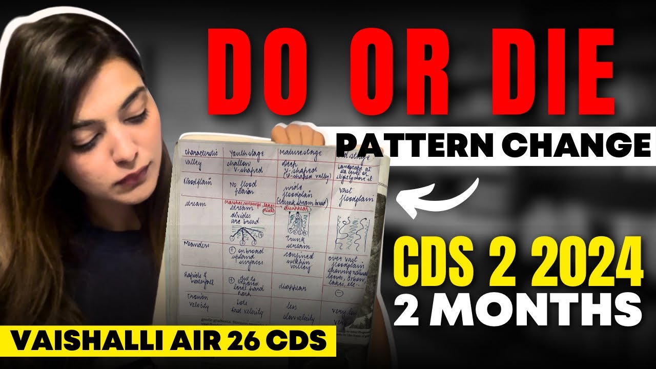 Clear CDS 2 2024 Exam - Self Study Timetable & Preparation by Vaishalli ...