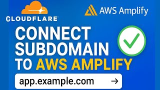 Cloudflare Aws Amplify Setup Map Your Custom Subdomain Fast