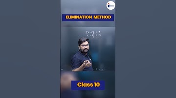 Elimination Method Class 10th | Easy Trick to Solve Linear Equation #class10thmaths #maths #invictaa