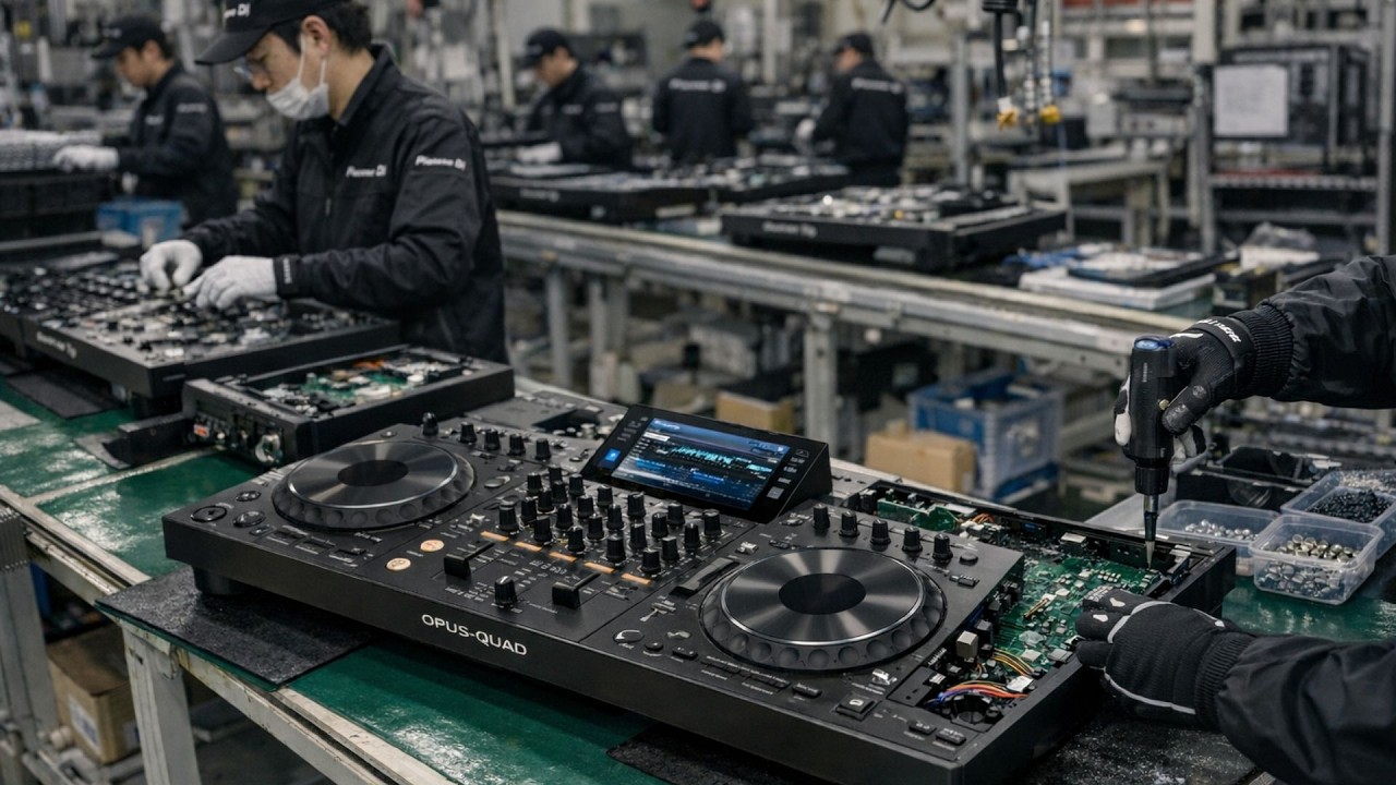 Inside the factory: Pioneer DJ OPUS-QUAD standalone DJ system ...