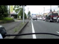 自転車の車載カメラ映像
