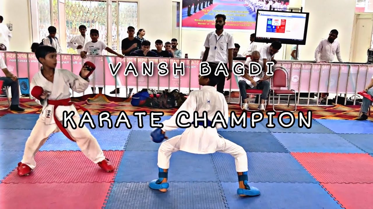 Vansh Bagdi | Haryana State Karate Championship | Sub-junior Boy’s -30kg | Champion