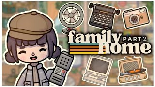 Finishing my RETRO FAMILY HOME + common building mistakes ✧ | part 2/2 | (VOICED) | Toca Boca World
