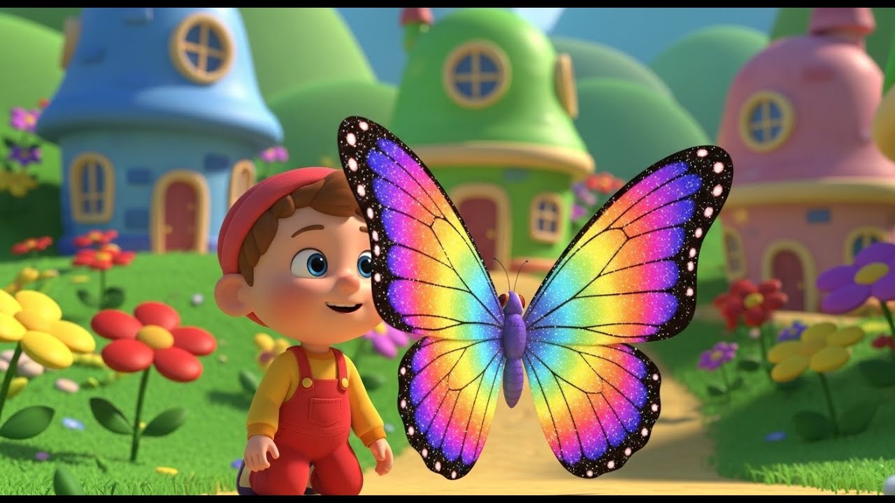 The Rainbow Butterfly’s Flight | Magical Nursery Rhymes and Kids Songs Collection