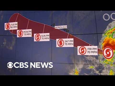 Tropical Storm Lala threatens Hawaii <strong>with</strong> harsh flooding <strong>and</strong> potential hurricane status