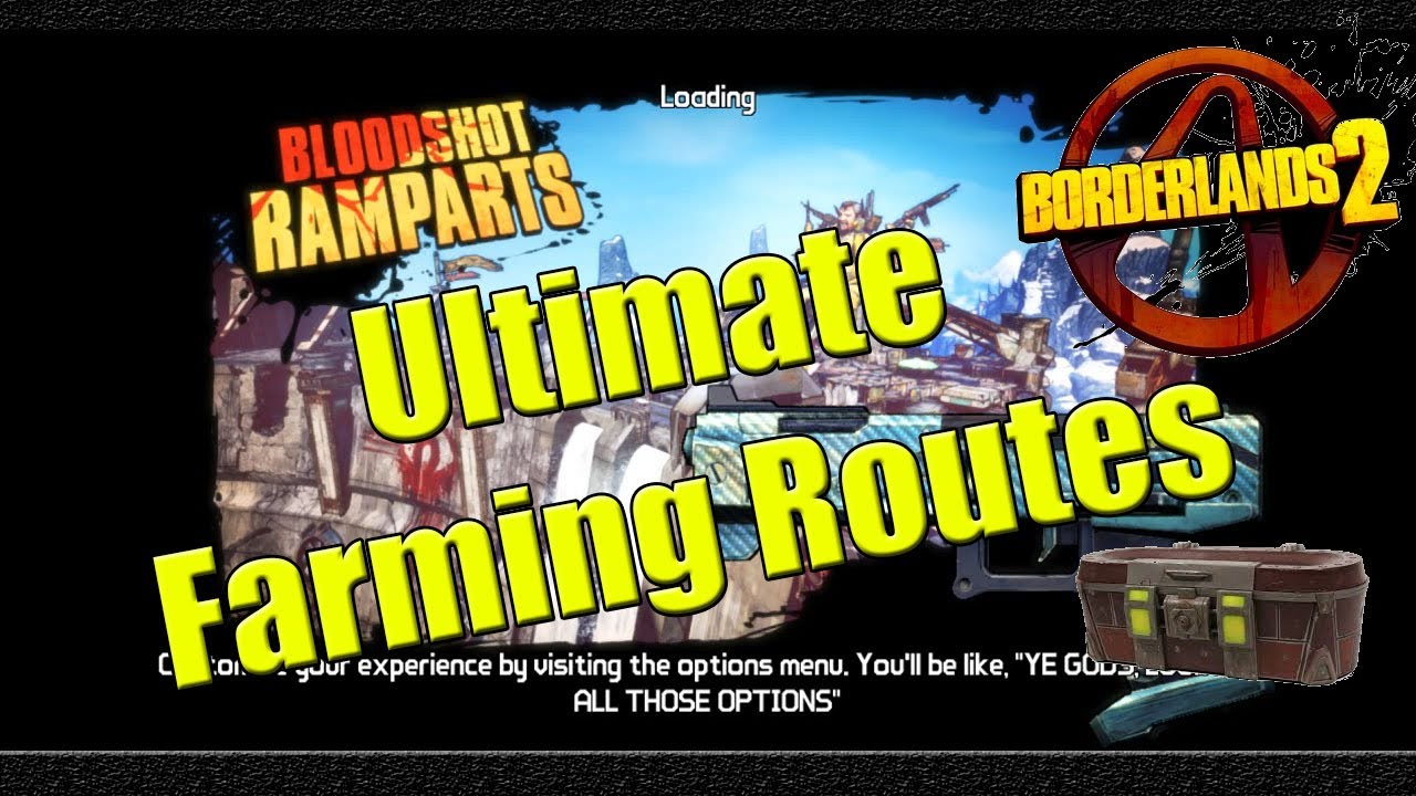 Borderlands 2 Ultimate Farming Routes Bloodshot Ramparts YouTube