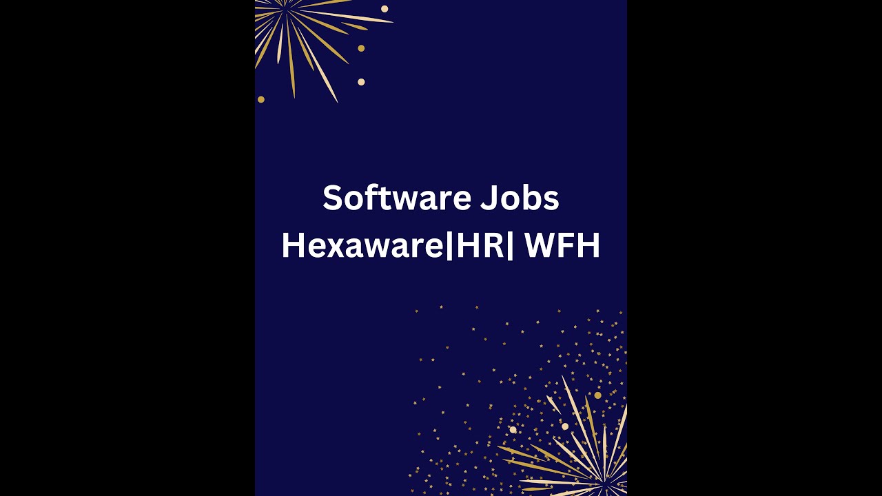 Software JobQA JobsTCSHexaware 31_Oct_2023 YouTube