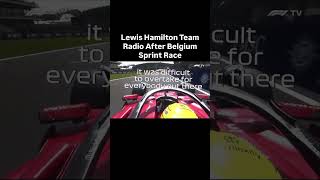 P15 to Lewis Hamilton in spa sprint race 💀..#lewishamilton #formula1 #ferrari #f1 #spa