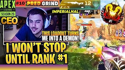 ImperialHal (THE CEO) Dominating Lobby ❗ GRINDING TO TOP # 10 APEX PREDATOR 🚨 APEX LEGENDS RANKED