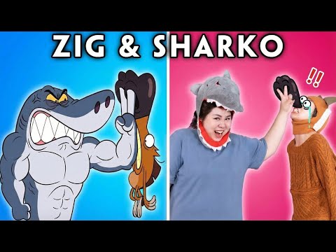 Funny Chase Between Zig and Sharko - Parody The Story Of Zig & Sharko | Woa Parody
