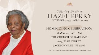 "Hazel Perry Homegoing Celebration"