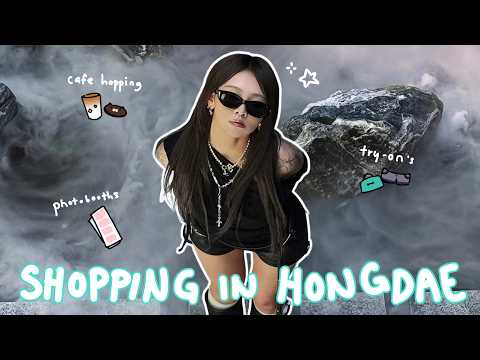 hongdae shopping with basil (gone POOR)