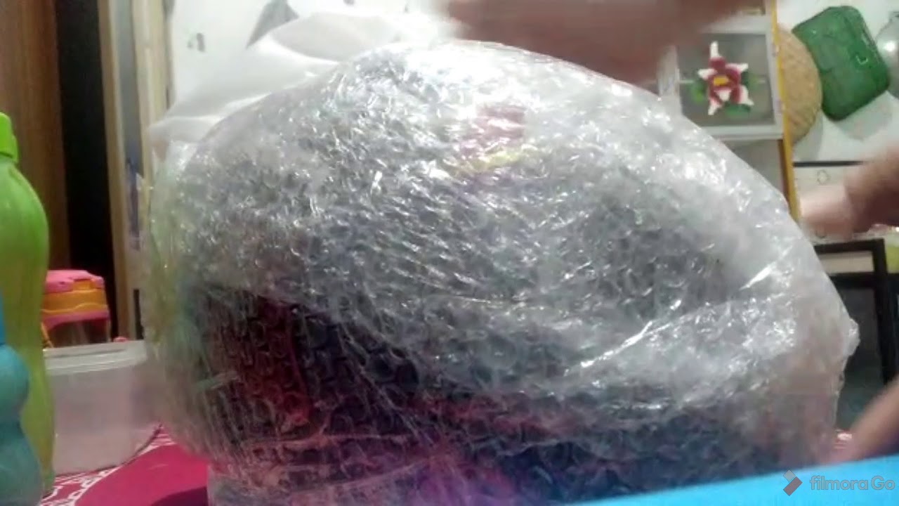 Belanja Online : Unboxing Helm GM Fighter Triple Half Face - dikasihnya Kotak KYT  ☺ 