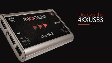 INOGENI 4KXUSB3 4K Ultra HD HDMI to USB 3.0 Converter with HDMI Loop