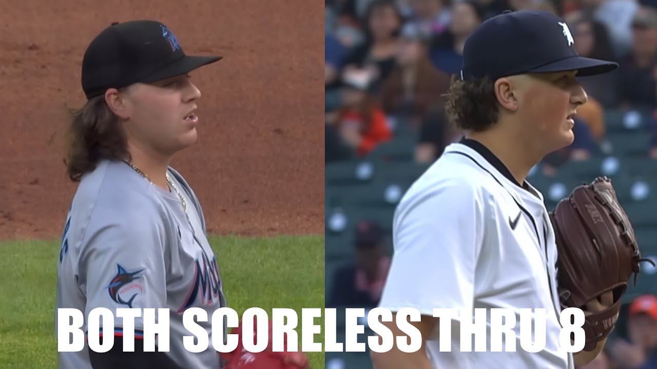 Reese Olson and Ryan Weathers Both Pitch 8 Shutout Innings in a