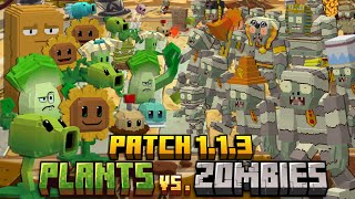 MCPE/PE Plants vs Zombies Addon Minecraft Bedrock screenshot 2