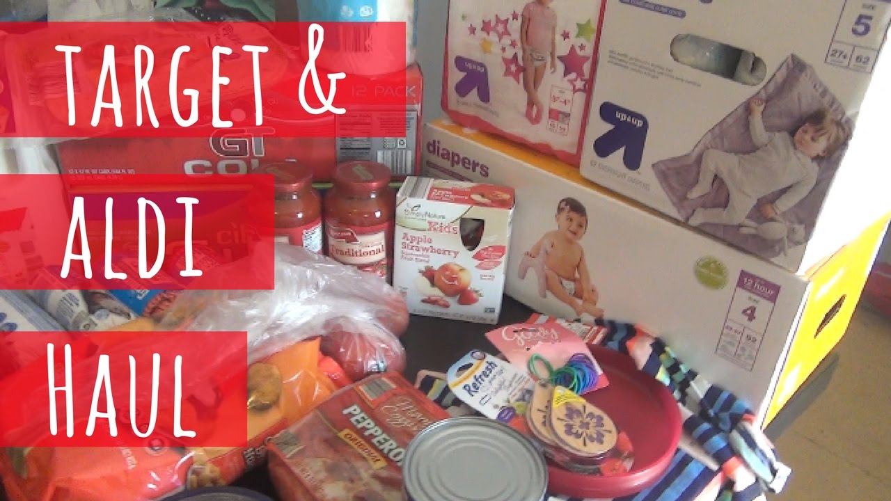 Target & Aldi Grocery Haul March 2017