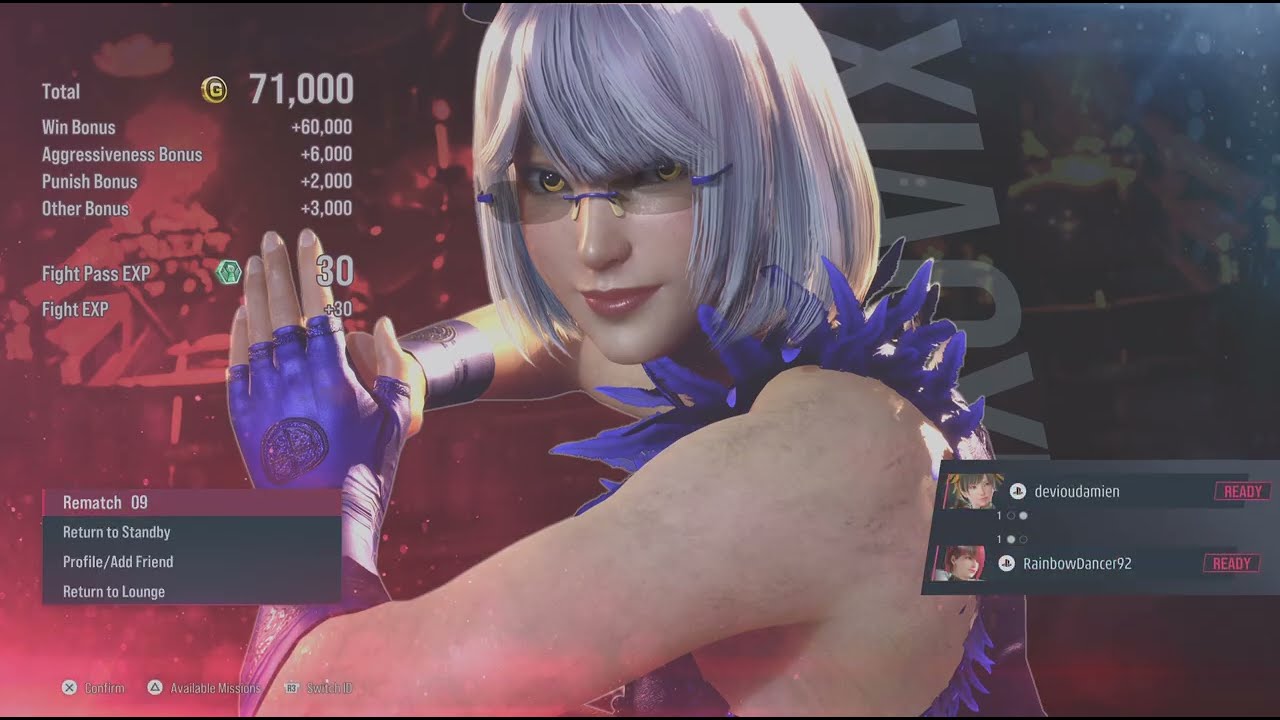 TEKKEN 8 - Xiaoyu vs Anna Lobby match. 