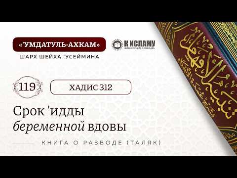 119. Срок 'идды беременной вдовы. Хадис 312. Умдатуль-Ахкам