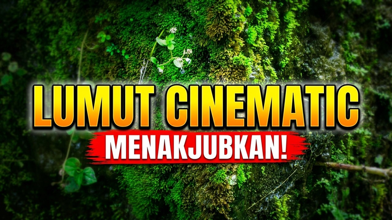 Video Lumut Cinematic:  Menakjubkan \u0026 Viral di TikTok