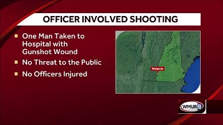 One person injured after officer-involved shooting in Walpole