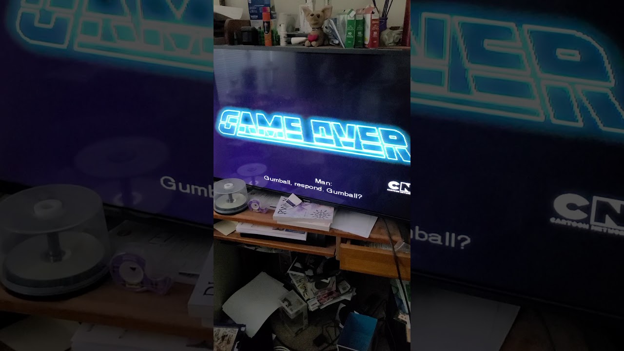 Gumball gets a Game over !
