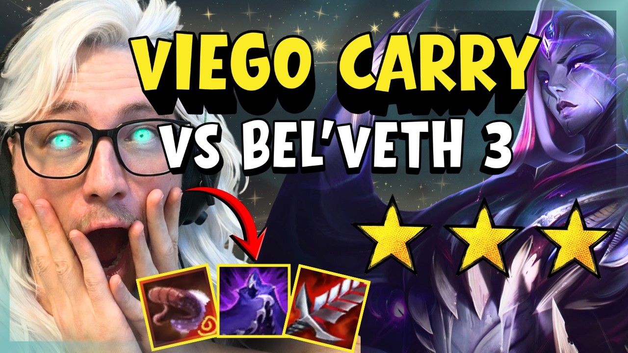 O REI DA ILHA DAS SOMBRAS VS BEL'VETH 3⭐⭐⭐ - TFT GAMEPLAY