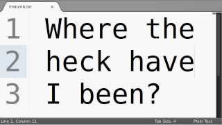 Where the heck have I been?