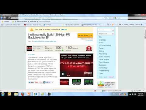 5 Backlinks Using Fiverr
