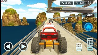 Monster Truck Mega Ramp Extreme Stunts GT Racing - Impossible Car Game - Android GamePlay #5 screenshot 4