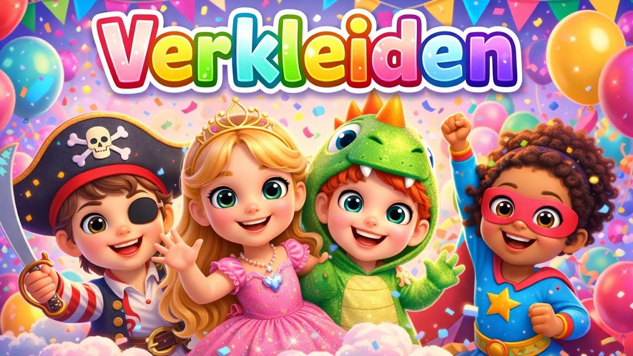 Faschingslied für Kinder "Verkleiden" 🎶🎊 Kinderlieder deutsch neu 