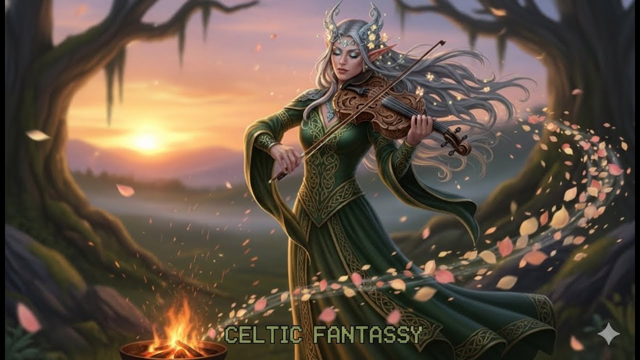 Elven Violin Celtic Fantasy – Calm Magical Music for Relaxation