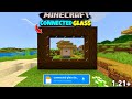 Connected Glass Texture Pack For Minecraft pe 1.21+ 🔥 | connected Glass Texture Pack For MCPE 1.21+